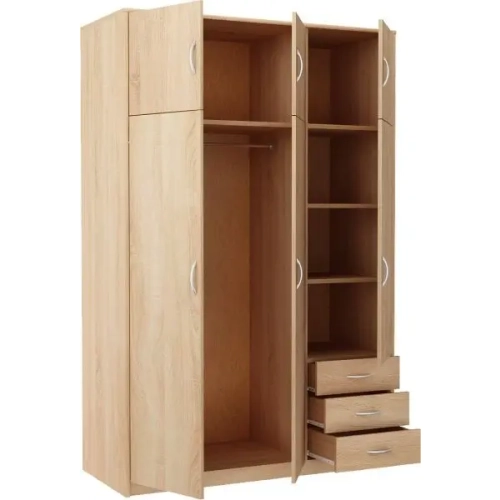 Szafa 02 dąb sonoma  127 cm 3 kolory