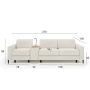 Sofa modułowa ALMA Wymiary