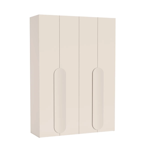 Szafa BARI 170 cm z zaokrąglonym uchwytem Cashmere