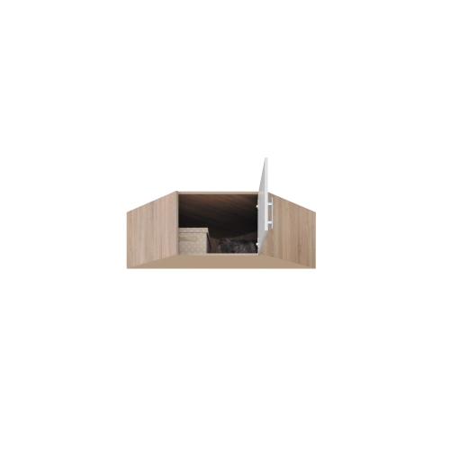 SMART Nadstawka do Szafy Smart 4 Dąb Sonoma / Biały Lux MDF