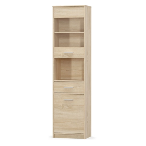 TIPS witryna 1d1w1s dąb sonoma MDF