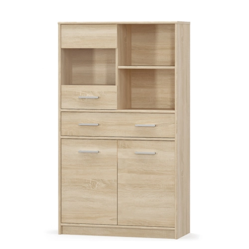 TIPS witryna 2d1w1s/80 dąb sonoma MDF
