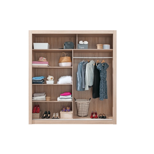 Szafa DUCA DC2 200 Dąb Sonoma / Biały Lux MDF