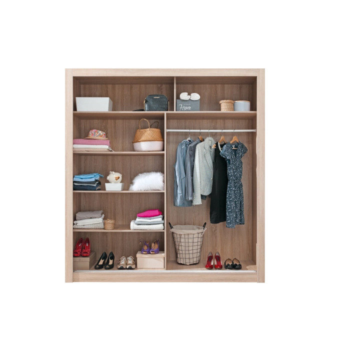 Szafa DUCA DC2 200 Dąb Sonoma / Biały Lux MDF