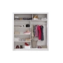 Szafa DUCA DC2 200 Dąb Sonoma / Biały Lux MDF