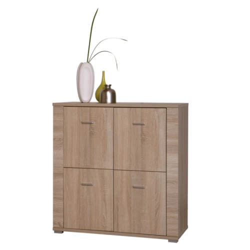 GRESS komoda 4d dąb sonoma MDF