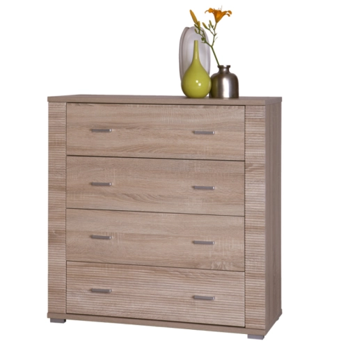 GRESS komoda 4s dąb sonoma MDF