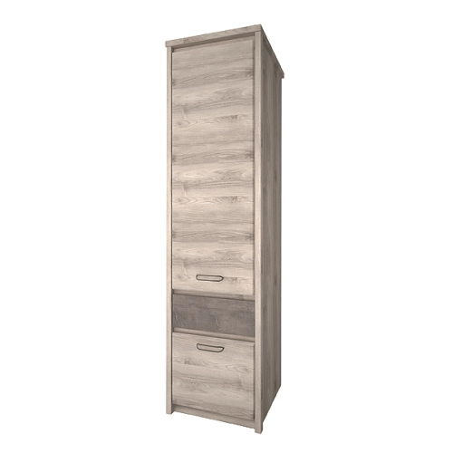 Meble JAZZ regał 2d1s kasztan nairobi / onyx MDF