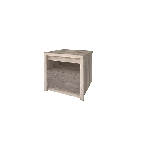 Meble JAZZ szafka nocna 1s kasztan nairobi / onyx MDF