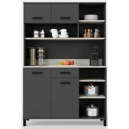Kredens LINDA 120 cm Antracyt