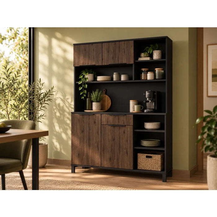 Kredens MONZA 120 cm Orzech Okapi