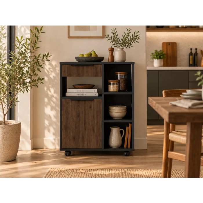 Bufet roller MONZA 70 cm Orzech Okapi