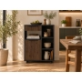 Bufet roller MONZA 70 cm Orzech Okapi aranżacja