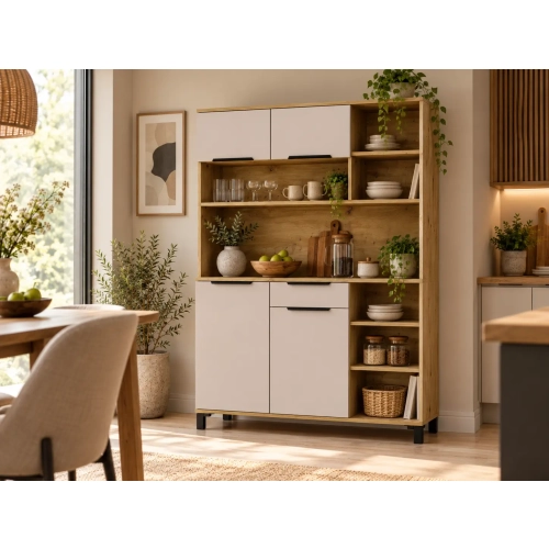 Kredens SOLEA 120 cm Cashmere aranżacja