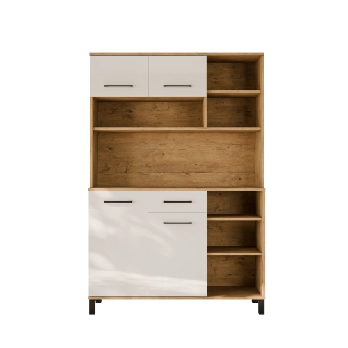 Kredens VIGO 120 cm Biały połysk