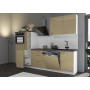 Zestaw mebli kuchennych LARA 280 cm cappuccino połysk