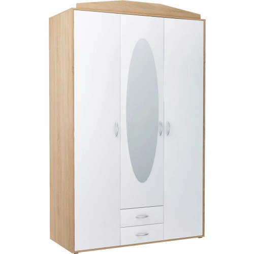 Szafa 01 Sonoma Biała  - 127 cm 3  kolory