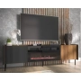 RTV 180 PRESTIGO P17 Orzech Warmia / San Sebastian / Czarny Mat