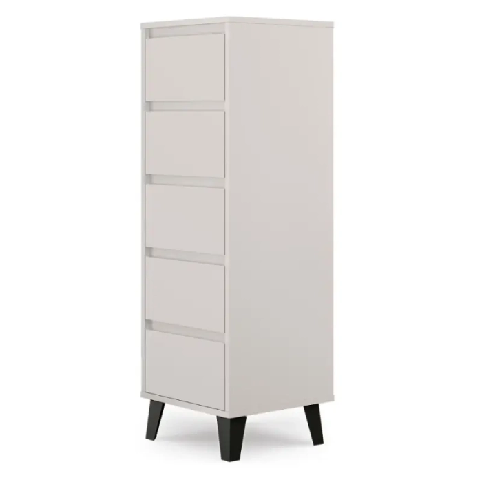 Komoda Borg kaszmir 5s , komoda wysoka z szufladami 120 cm