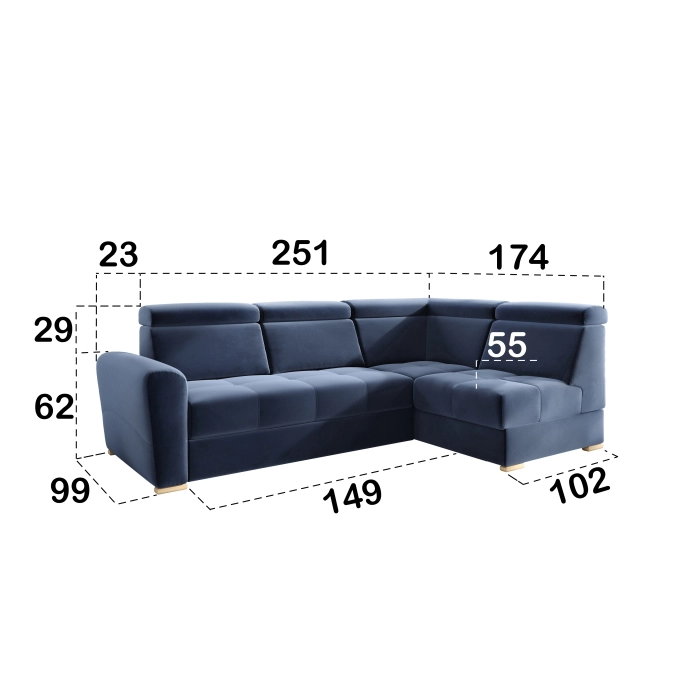 Zestaw RIVA V5L+V3+V6R Comforteo Meble Marzenie Meble Tapicerowane Zestaw RIVA V5L+V3+V6R Comforteo Meble Marzenie Meble Tapicerowane